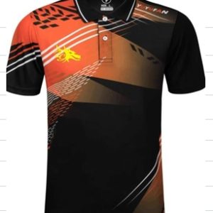 旭龍牌運動上衣A183 黑橘 橘色惡魔 第33款